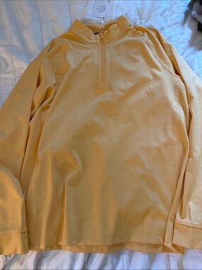 Levelwear Trek Sorbet Large Lightweight Quarter-Zip Sweater NWT